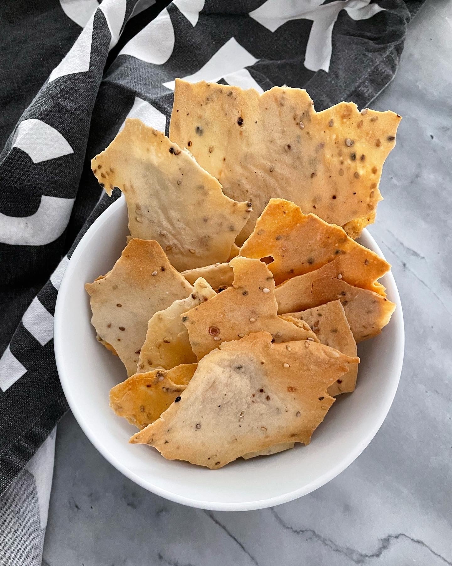 Quick and Easy Sourdough Crisps with just Sourdough Discard and Spices