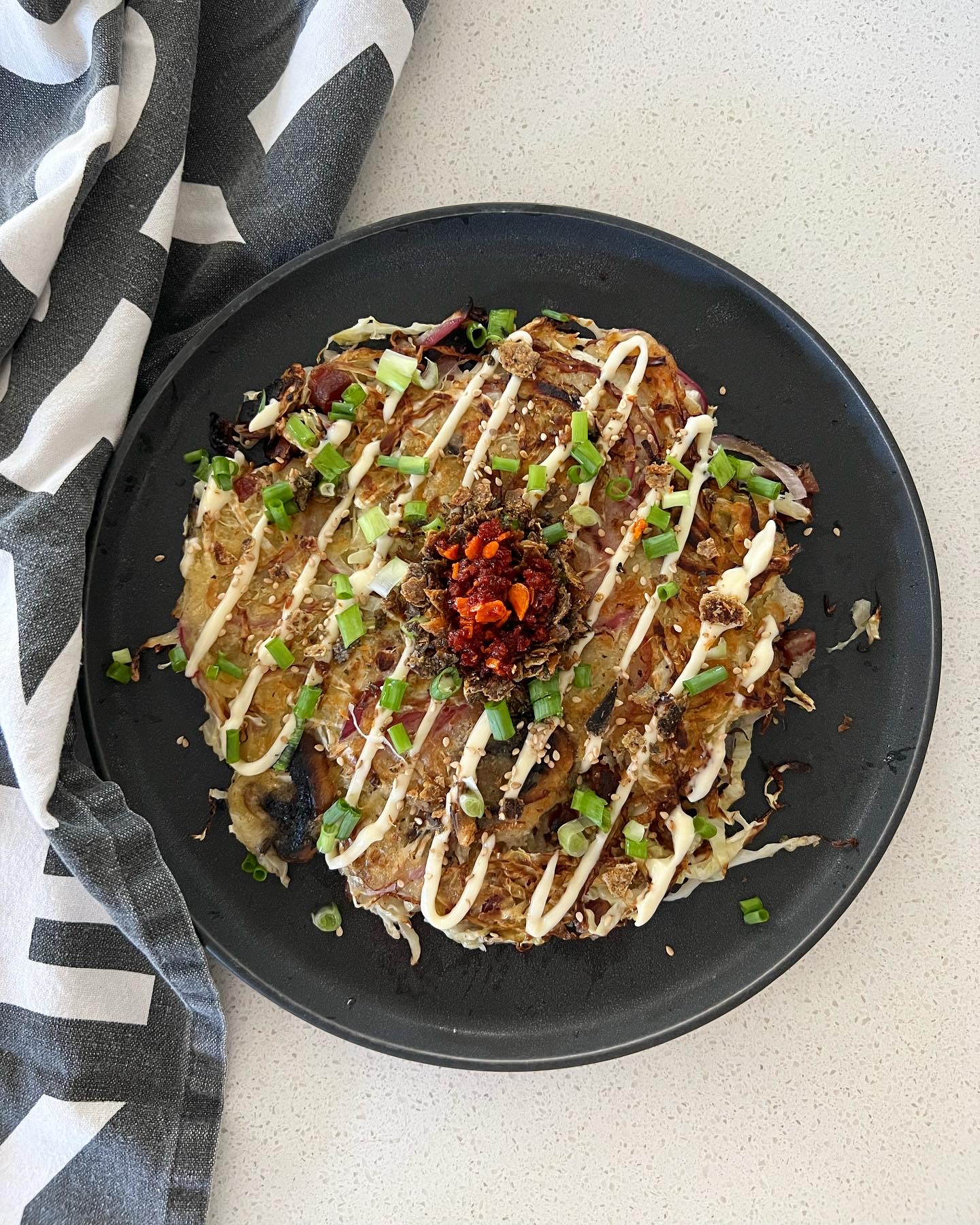 sourdough okonomiyaki
