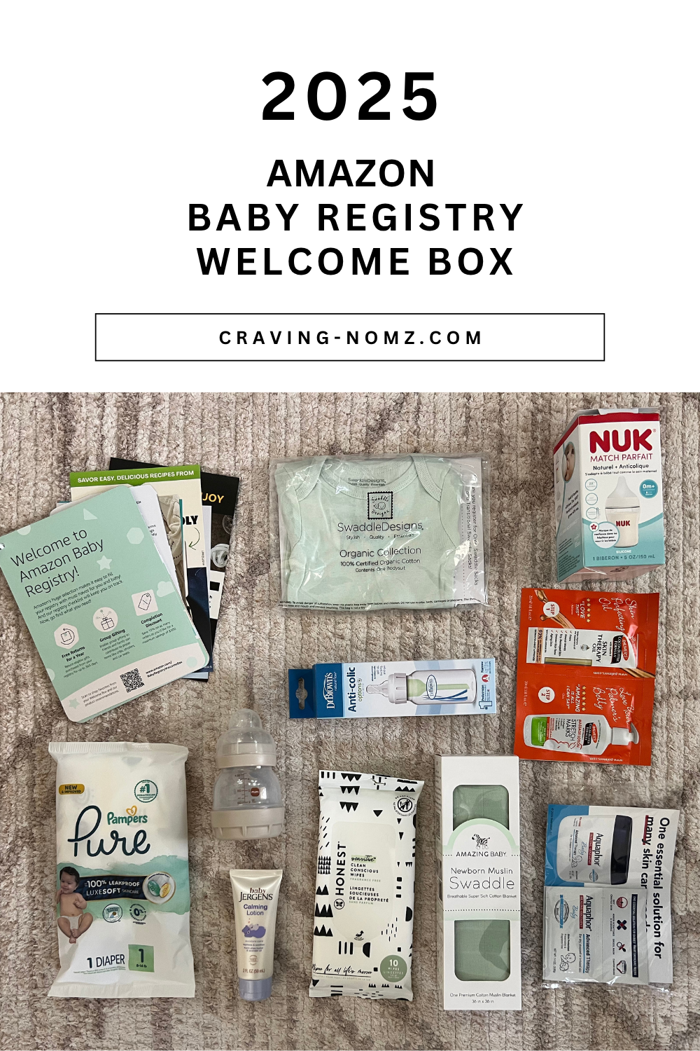 Amazon 2025 Baby Registry Welcome Box Review